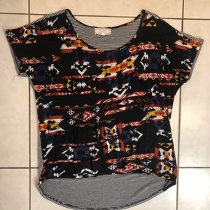 Tribal Print Top